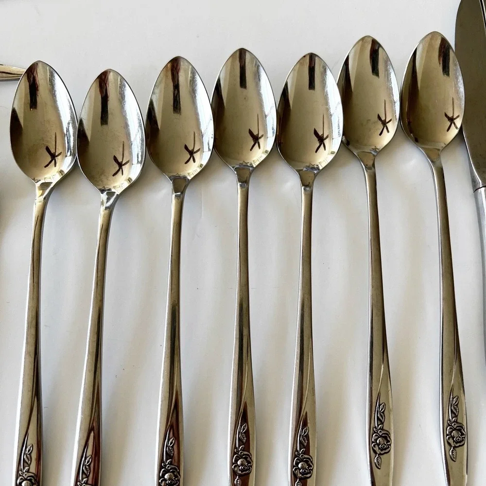 Vintage Lot Oneida Oneidacraft Deluxe Stainless 